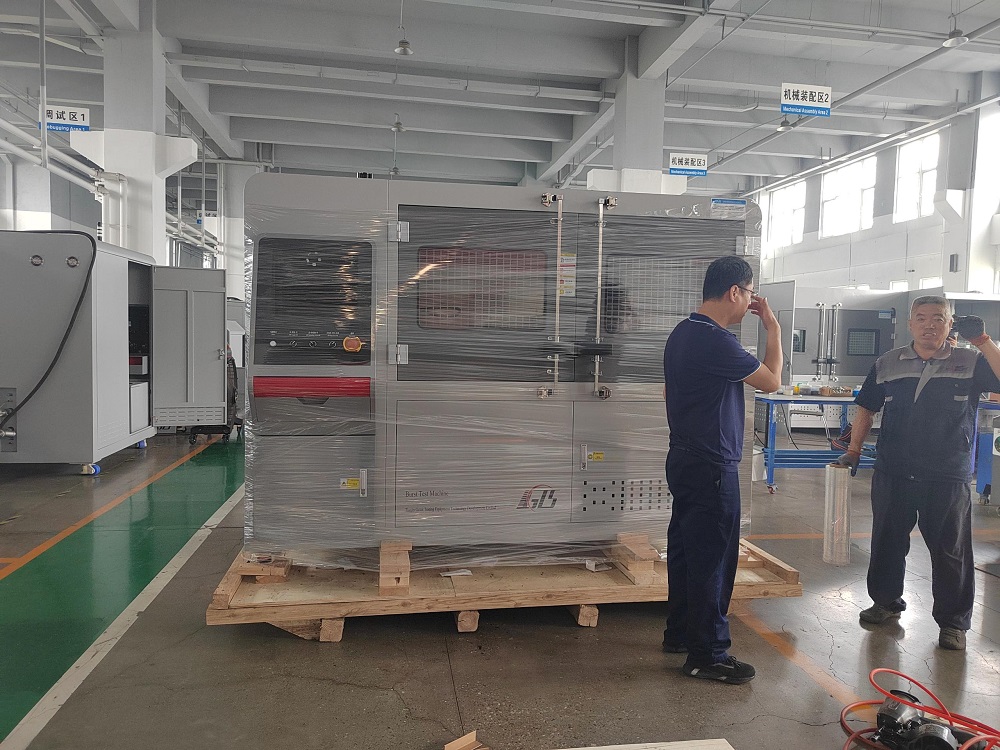 Overseas Order Delivery: Getes Impulse & Burst Test Bench Export To Indian Customers